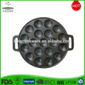 Hot Selling Round 19 Holes Cake Mould Cast Iron Enamel Baking Pan